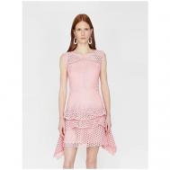 Платье , вечернее, полуприлегающее, мини, размер S, розовый Koton