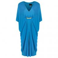 Платье , вискоза, свободный силуэт, размер 44, голубой Roberto Cavalli