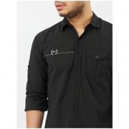 Рубашка , размер 50(XL), черный Ribery
