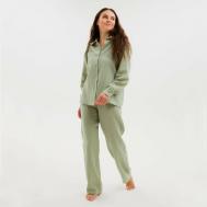 Пижама , размер 44, зеленый KAFTAN