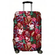 Чехол для чемодана , текстиль, полиэстер, размер M, мультиколор LeJoy