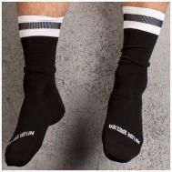 Мужские носки , 1 пара, классические, размер L-XL, черный Barcode Berlin
