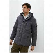 Куртка , демисезон/зима, подкладка, капюшон, карманы, манжеты, размер 48, серый Baon