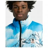 куртка , демисезон/зима, карманы, водонепроницаемая, подкладка, размер S, голубой Element