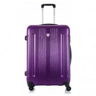 Умный чемодан , 100 л, размер L, фиолетовый L'Case
