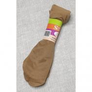 Носки , 40 den, 10 пар, размер 37-41, бежевый Fashion Socks