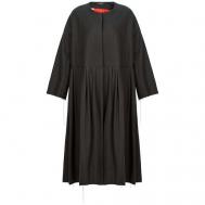 Пальто  , средней длины, размер 46, черный NUOVO BORGO