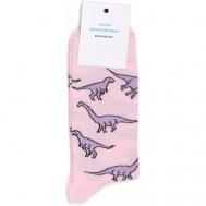 Носки  унисекс , 1 пара, классические, размер 39-41, фиолетовый, розовый Никита Грузовик