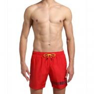 Шорты для плавания боксеры , размер XL, красный Bikkembergs