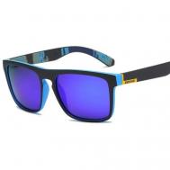 Солнцезащитные очки  90, синий Wenzhou Kepai Import & Export Co., Ltd.