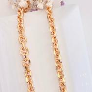Цепь , бижутерный сплав, длина 50 см., золотой FJ Fallon Jewelry