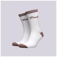 Носки  унисекс , размер Onesize, коричневый, белый Запорожец heritage