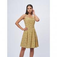 Платье , размер 44, желтый 1001dress