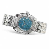 Наручные часы  Амфибия  Амфибия 150367, серебряный, синий Vostok