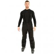 брюки , карманы, мембрана, регулировка объема талии, утепленные, водонепроницаемые, размер 52, черный Stayer