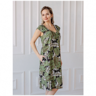 Платье , размер 54, зеленый Совушка Трикотаж