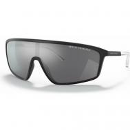 Солнцезащитные очки , прямоугольные, оправа: пластик, спортивные, с защитой от УФ, для мужчин, серый Armani Exchange