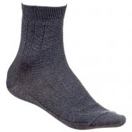 Женские носки  средние, нескользящие, 10 пар, размер 23, серый ИвНоски