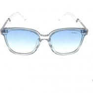 Солнцезащитные очки , вайфареры, оправа: пластик, с защитой от УФ, градиентные, бесцветный Smakhtin'S eyewear & accessories