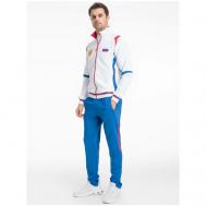 Костюм , олимпийка и брюки, силуэт прямой, карманы, размер XL, белый Фокс Спорт
