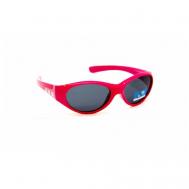 Солнцезащитные очки , оправа: пластик, спортивные, с защитой от УФ, поляризационные, для женщин, розовый King Pinguin