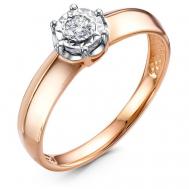 Кольцо Яхонт, красное золото, 585 проба, бриллиант, размер 17.5, бесцветный Яхонт Ювелирный