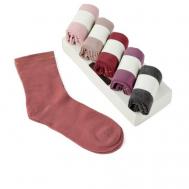 Женские носки , подарочная упаковка, 6 пар, размер 37-41, мультиколор Fastini Socks