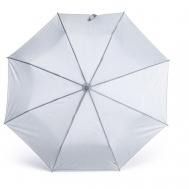 Зонт , автомат, 3 сложения, купол 98 см., 8 спиц, чехол в комплекте, для женщин, серый Airton
