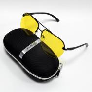 Солнцезащитные очки , авиаторы, спортивные, ударопрочные, поляризационные, с защитой от УФ, устойчивые к появлению царапин, черный Х0К