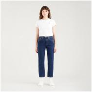 Джинсы   501 Crop Jeans, размер 30/26, синий Levi's