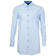 Рубашка , размер 48/M/178-186, голубой Imperator