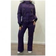 Комбинезон , зимний, утепленный, размер 48, фиолетовый Nhim Fashion