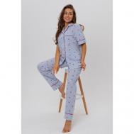 Пижама , размер 44, голубой Modellini