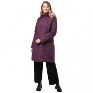куртка   зимняя, водонепроницаемая, ветрозащитная, съемный капюшон, размер 46(56RU) Maritta
