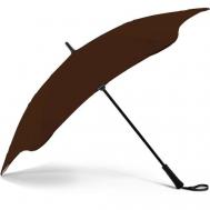 Зонт-трость , механика, 2 сложения, купол 120 см., 6 спиц, система «антиветер», коричневый Blunt