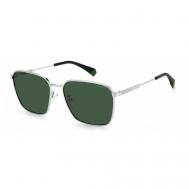 Солнцезащитные очки , квадратные, оправа: металл, поляризационные, с защитой от УФ, для мужчин, серый Polaroid