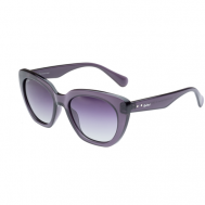Солнцезащитные очки , вайфареры, оправа: пластик, поляризационные, с защитой от УФ, градиентные, устойчивые к появлению царапин, для женщин, фиолетовый StyleMark