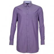 Рубашка , размер 52/L/178-186/42 ворот, фиолетовый Imperator