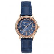 Наручные часы  Leather Часы  3688RGNV, синий, золотой Anne Klein