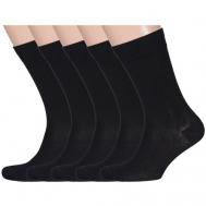 Мужские носки , 5 пар, классические, размер 31 (45-46), черный LORENZLINE