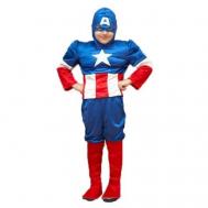 Костюм карнавальный детский "Капитан Америка" СмеХторг