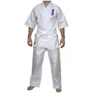 Кимоно  для карате  без пояса, размер 190, белый Эквоис