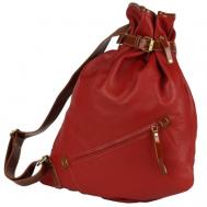 Рюкзак торба , фактура гладкая, красный Bufalo