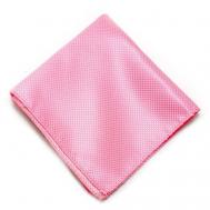 Нагрудный платок , вискоза, однотонный, для мужчин, розовый Starkman