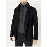 куртка , демисезон/зима, силуэт прямой, размер 54, черный Pierre Cardin