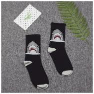 Носки  унисекс , 1 пара, размер 38-41, черный Plush Story
