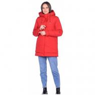 Куртка  , размер 50(60RU), красный Maritta