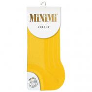 Женские носки  укороченные, размер 35-38(23-25), желтый MINIMI