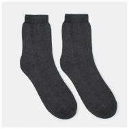 Мужские носки , 1 пара, классические, махровые, размер 29, черный Сибирь