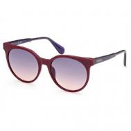 Солнцезащитные очки Max & Co., панто, оправа: пластик, градиентные, с защитой от УФ, для женщин, синий Max&Co